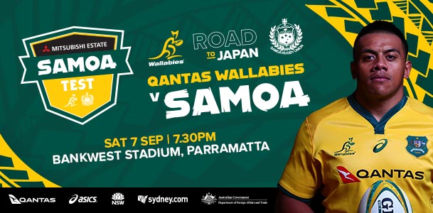 Win Wallabies vs Samoa Tickets
